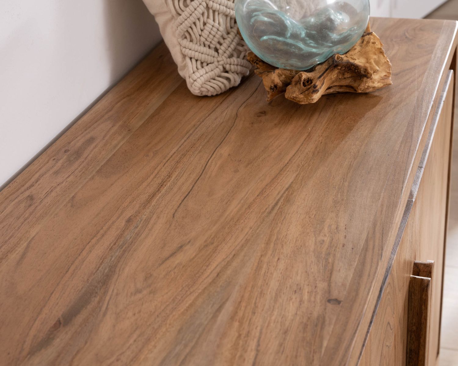 Petit rangement à 2 portes en acacia "Melody"