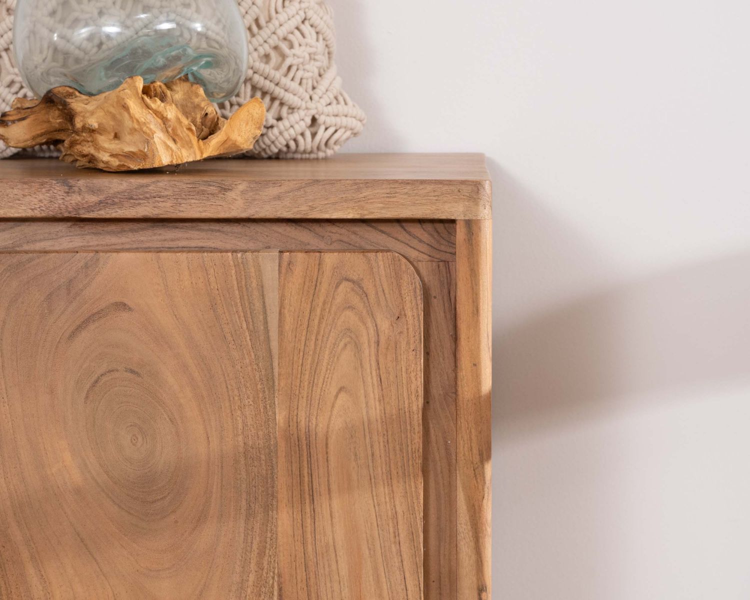 Petit rangement à 2 portes en acacia "Melody"