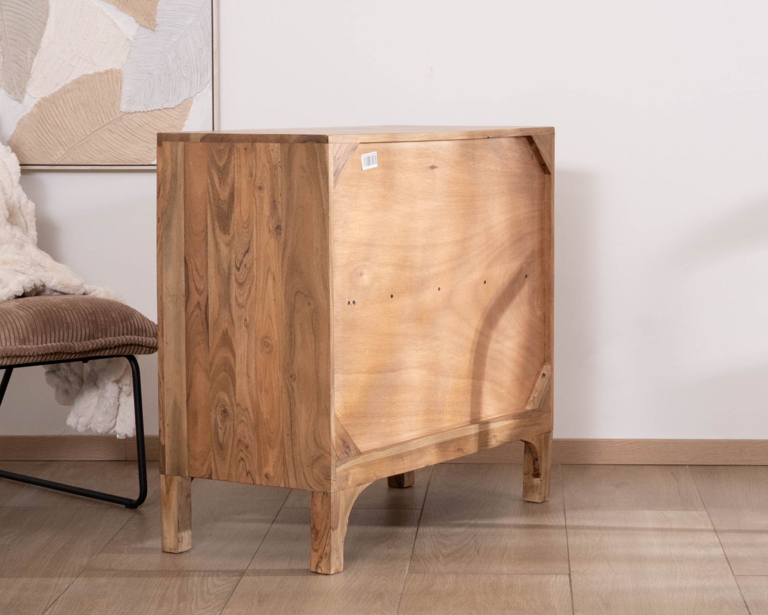 Petit rangement à 2 portes en acacia "Melody"