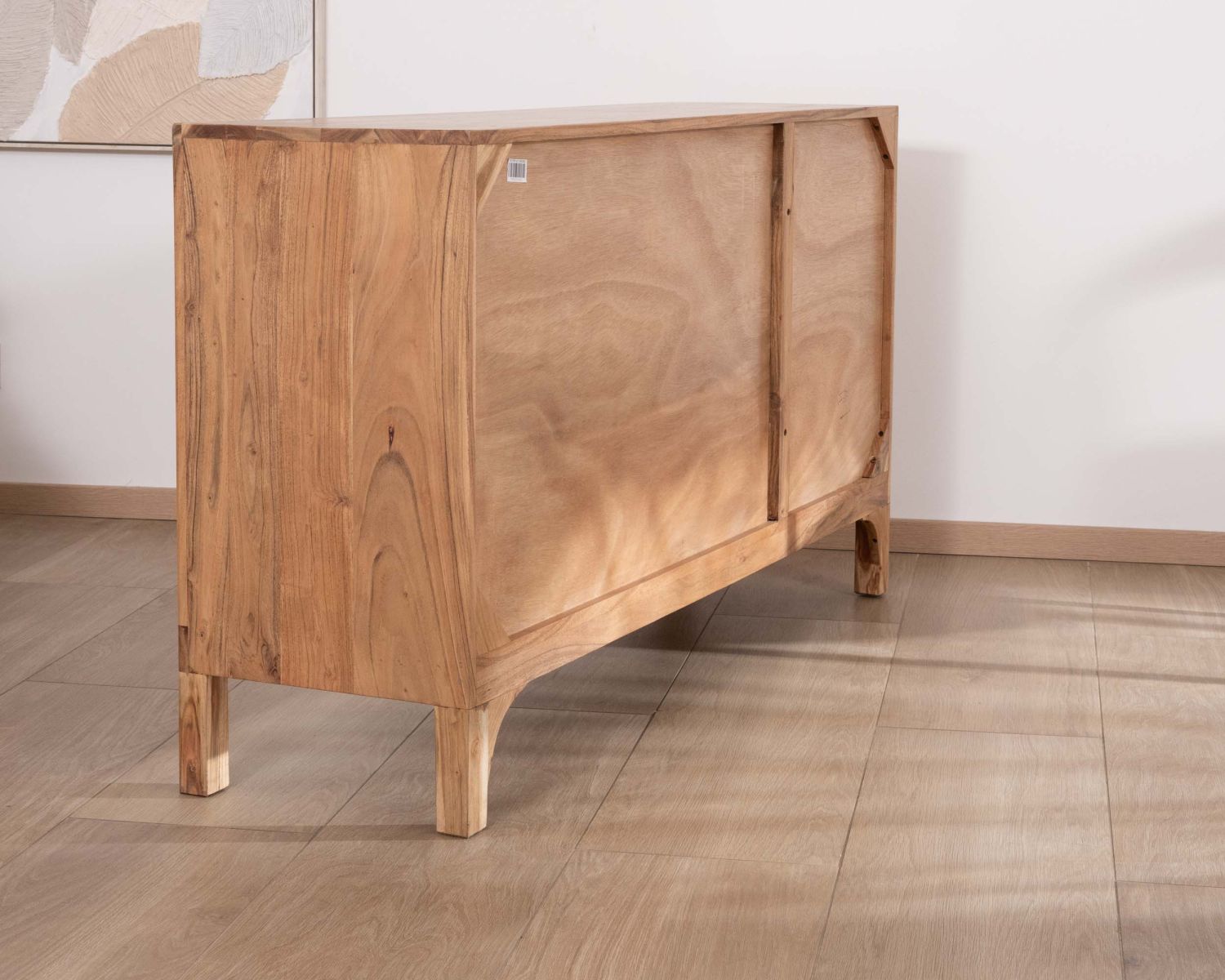 Buffet design épuré en acacia "Melody" 3 portes 145 cm
