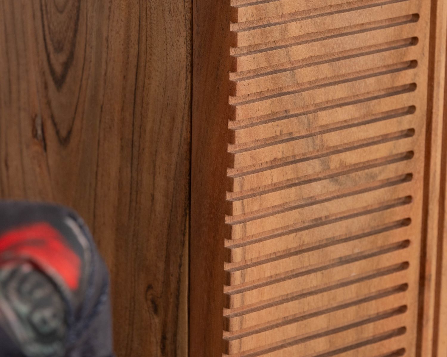 Buffet ultra contemporain avec niche éclairage LED "Lumino"