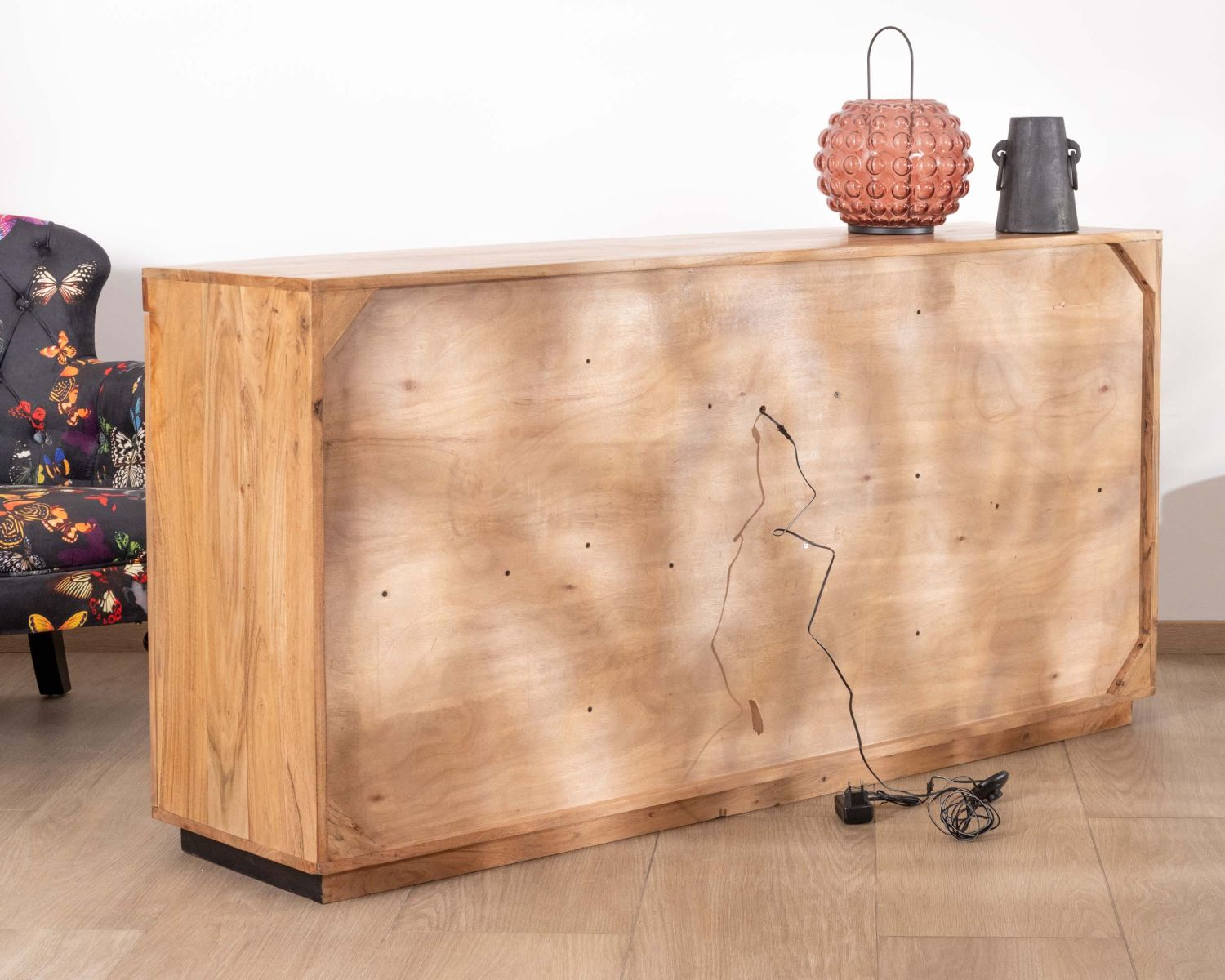 Buffet ultra contemporain avec niche éclairage LED "Lumino"