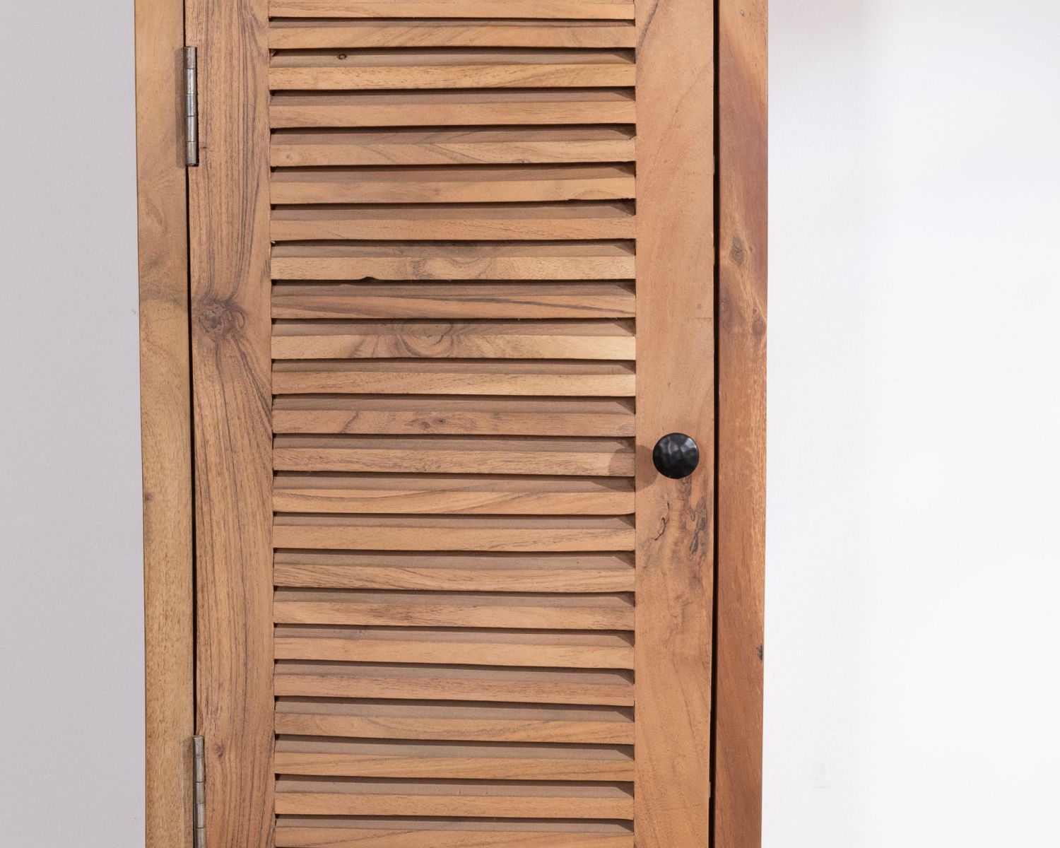 Colonne de rangement "Conoa" structure persienne en acacia