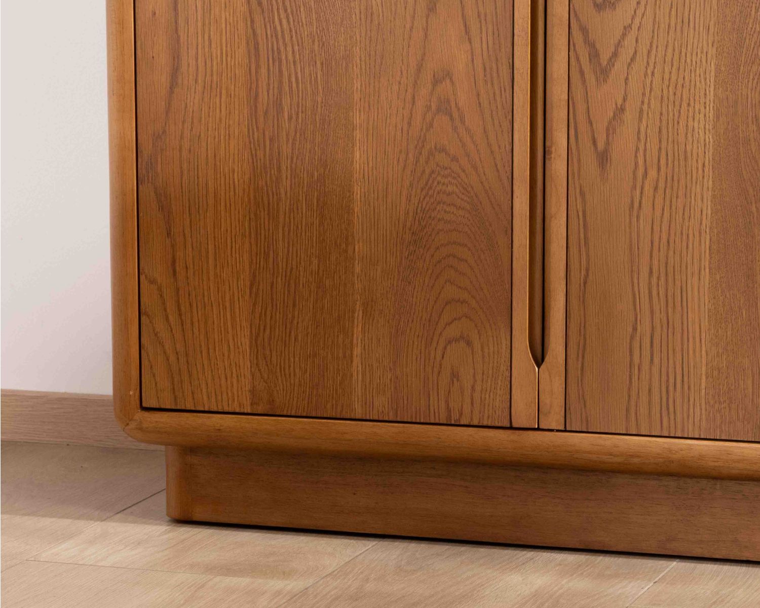 Buffet contemporain 4 portes "Laumie" teinte chêne