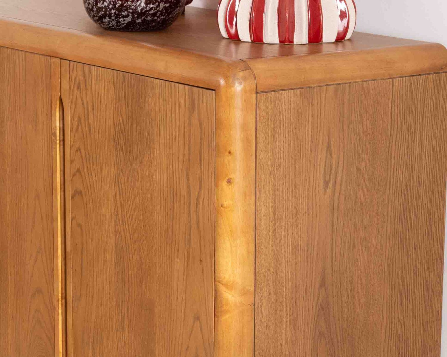 Buffet contemporain 4 portes "Laumie" teinte chêne