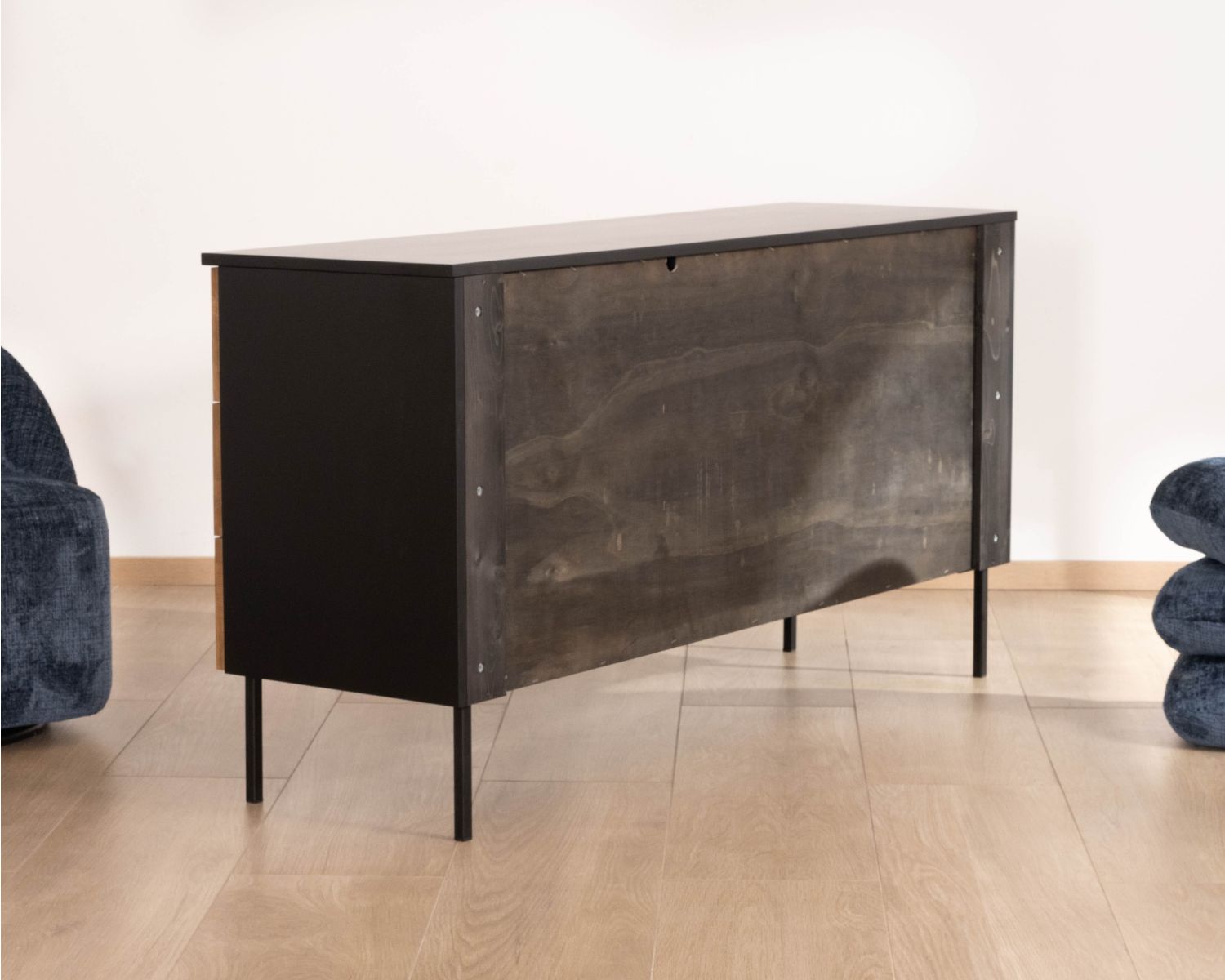 Buffet en frêne massif style newtro "Sydney" 160 cm