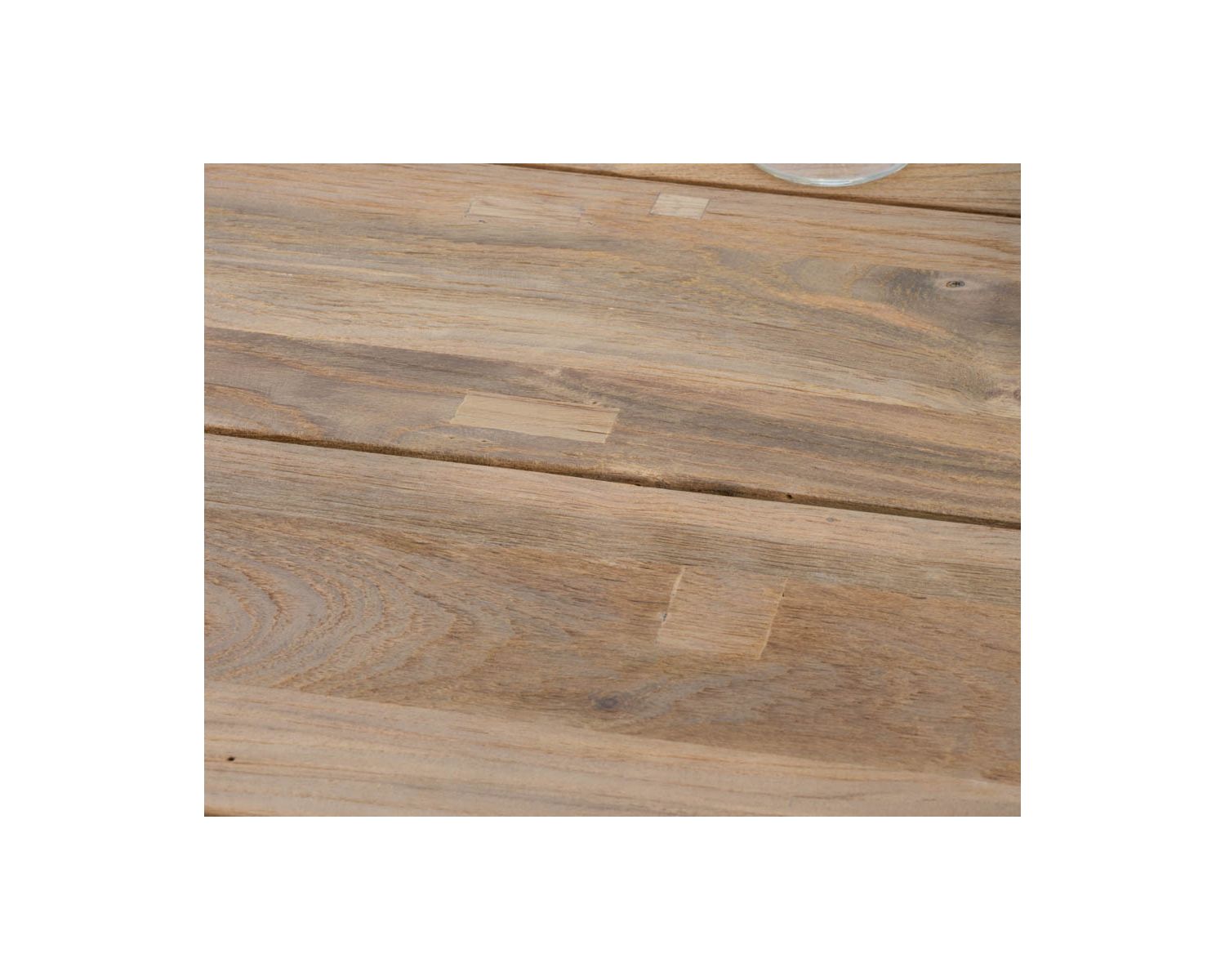 Table basse rectangle spéciale extérieur en teck "Zénith" 110 cm