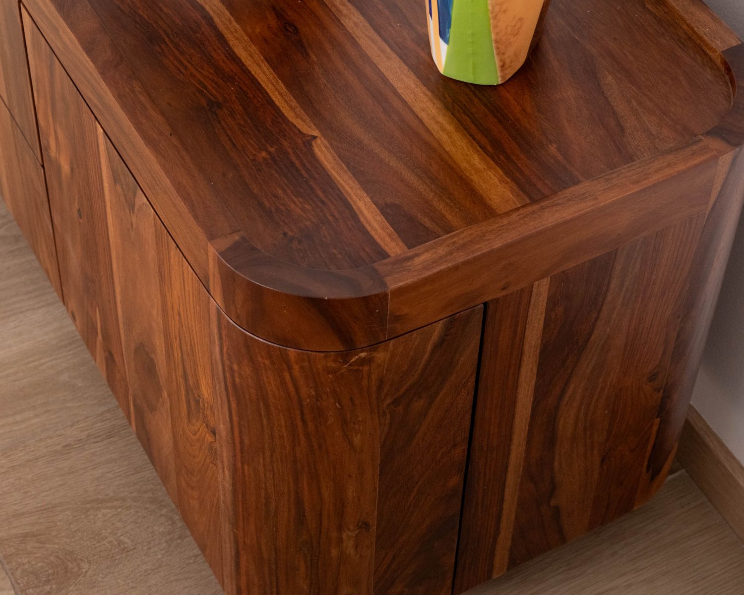 Meuble télé en palissandre "Rosewood" 160 cm