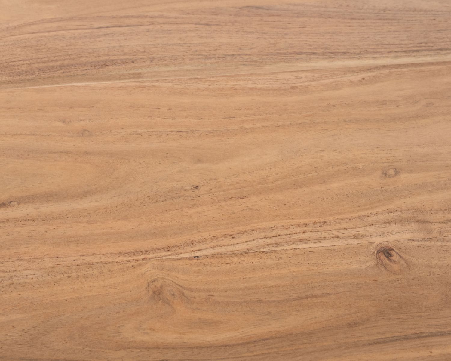 Table ronde en acacia style rétro "Boomer" diamètre 100 cm