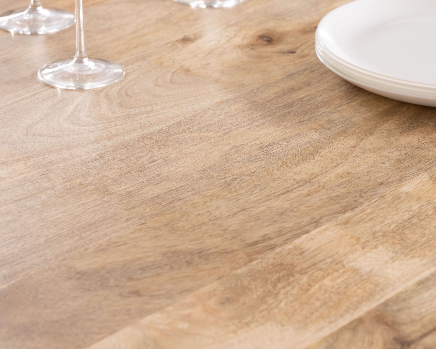 Table à manger carrée 140x140cm bois et métal industriel "Caractère"