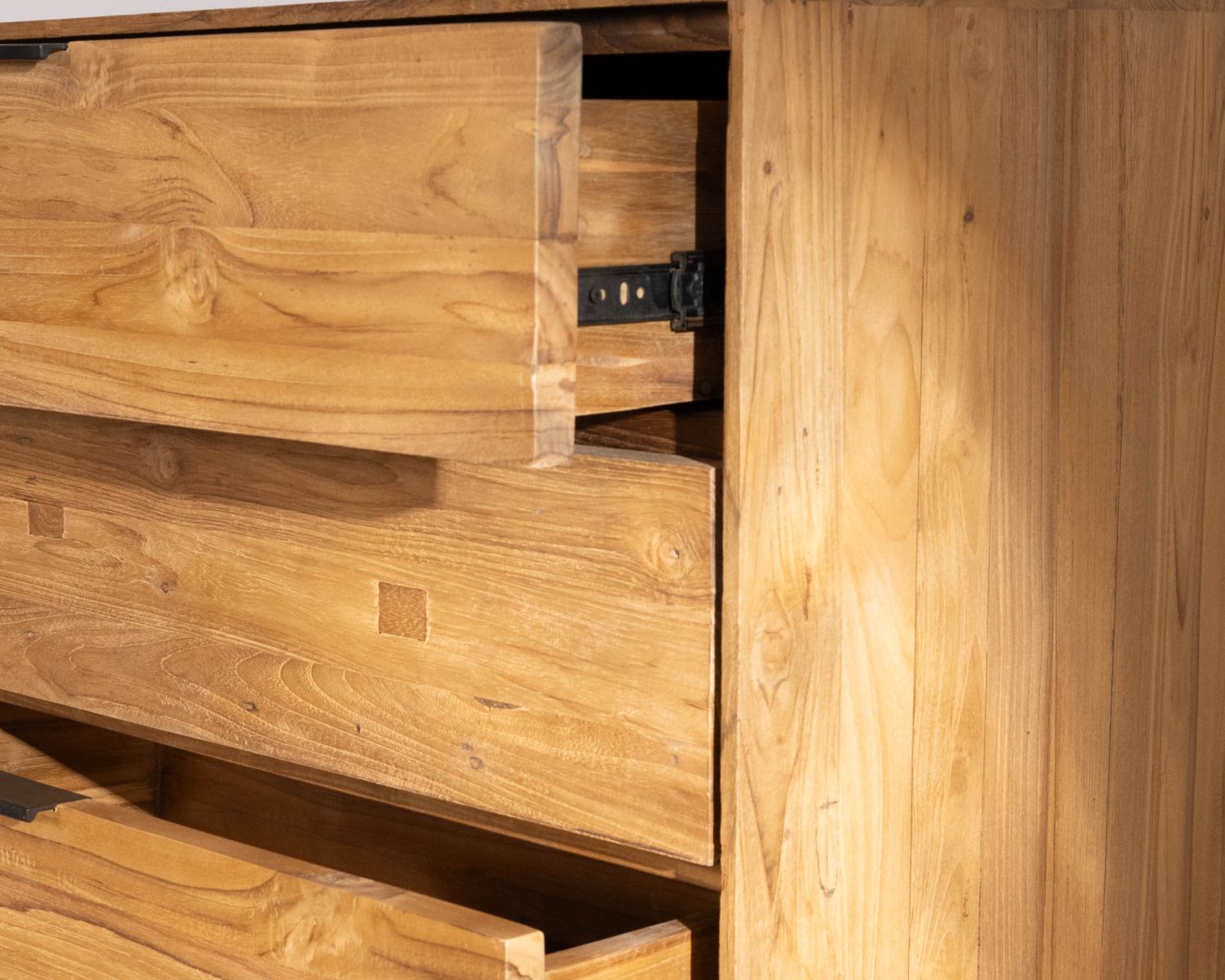 Bahut en teck naturel recyclé "Bahia"