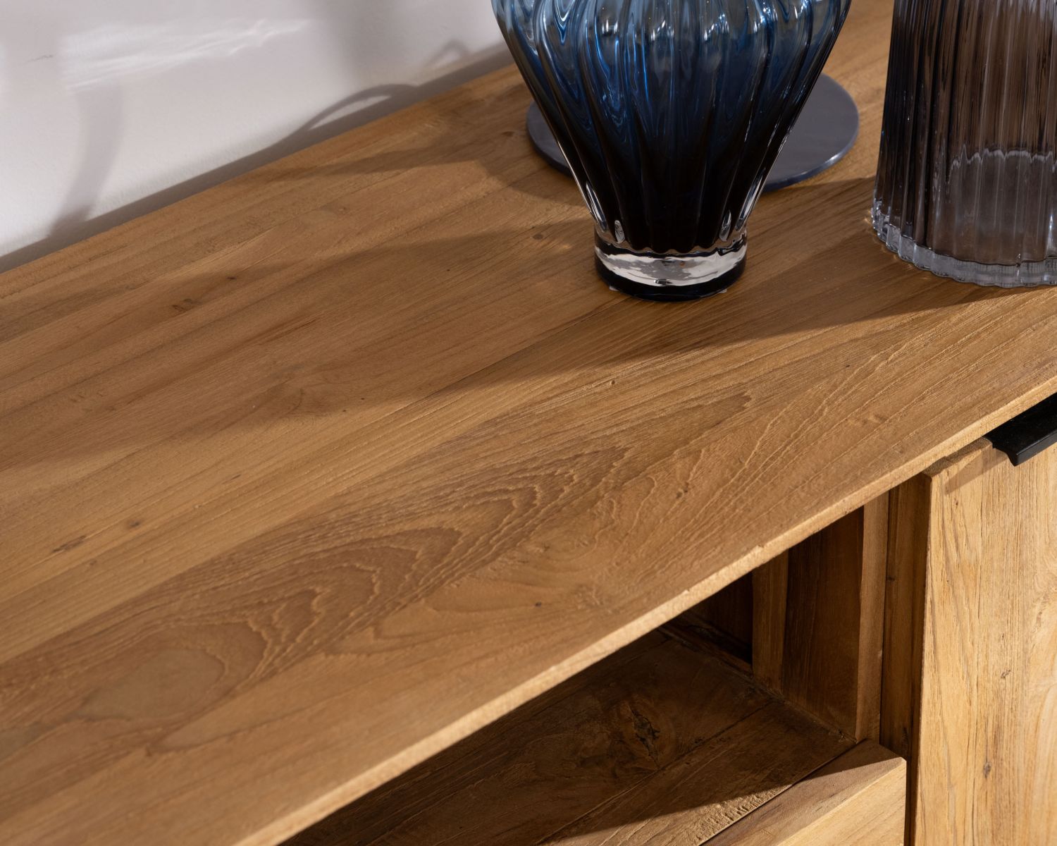 Meuble TV en teck recyclé "Bahia" style rétro