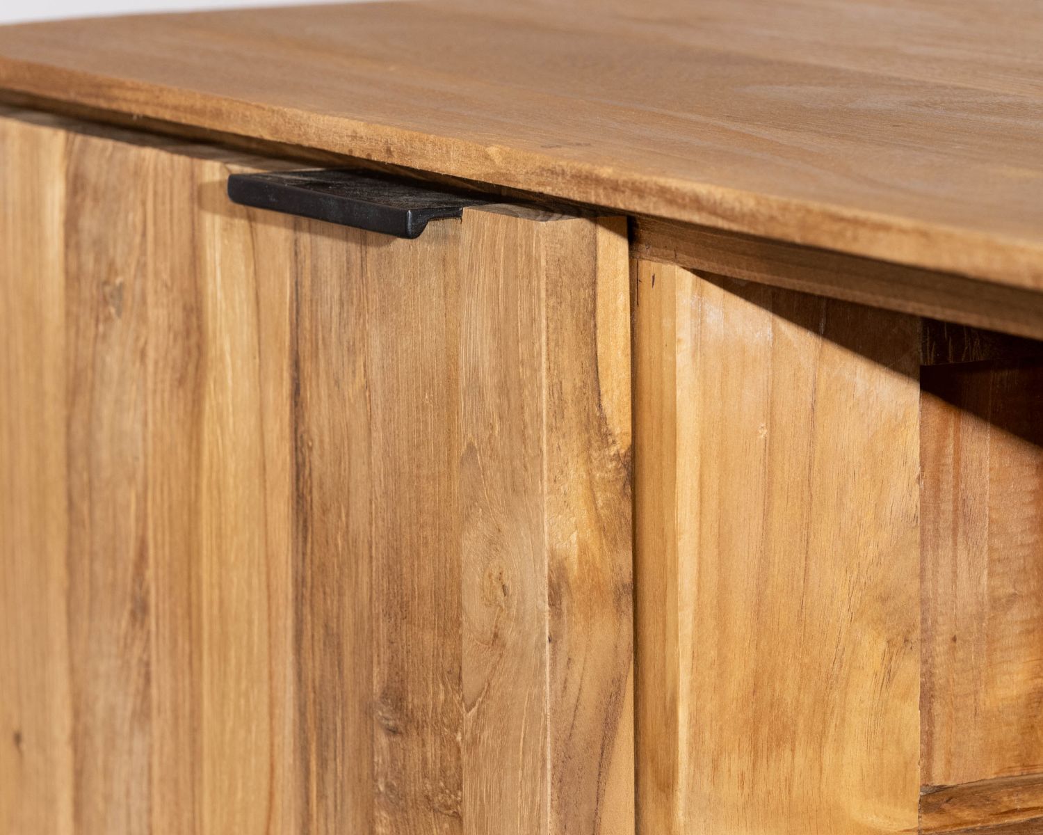 Meuble TV en teck recyclé "Bahia" style rétro