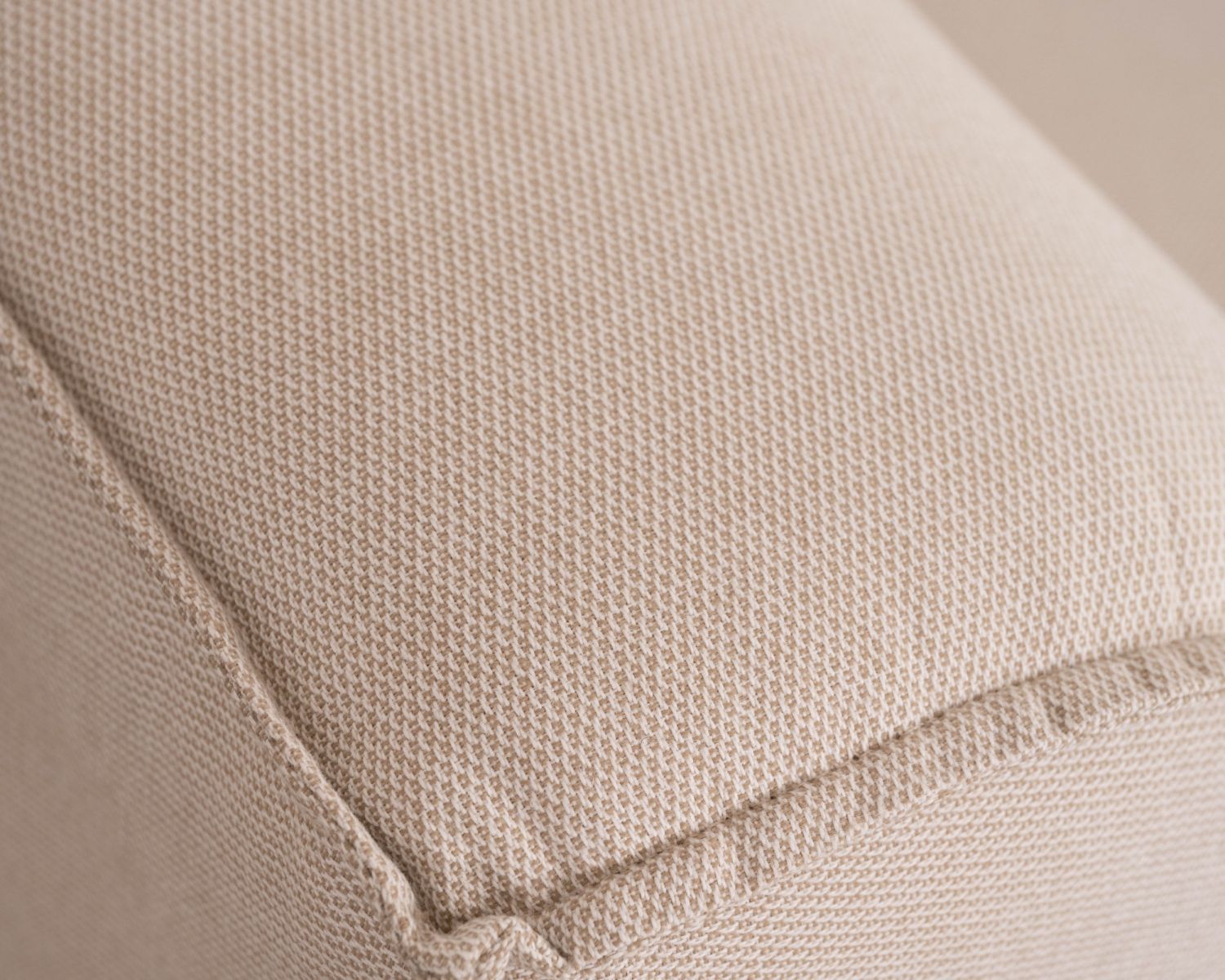 Canapé outdoor en 2 modules "Sunset Bay" tissu spécial extérieur crème