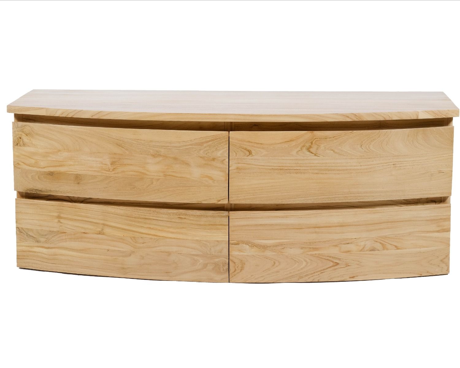 Meuble sous vasque suspendu en teck 120 cm "HanoÏ"