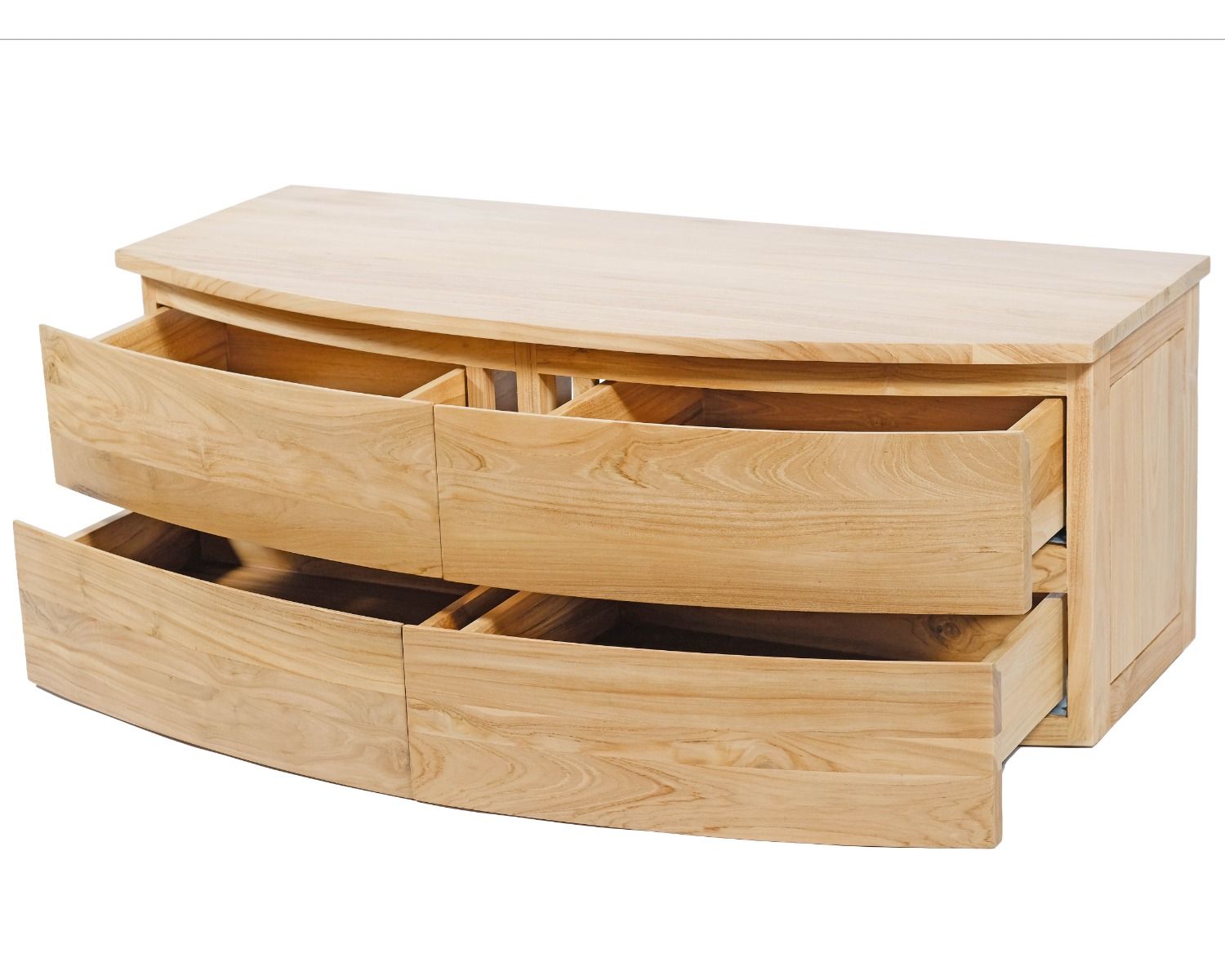 Meuble sous vasque suspendu en teck 120 cm "HanoÏ"