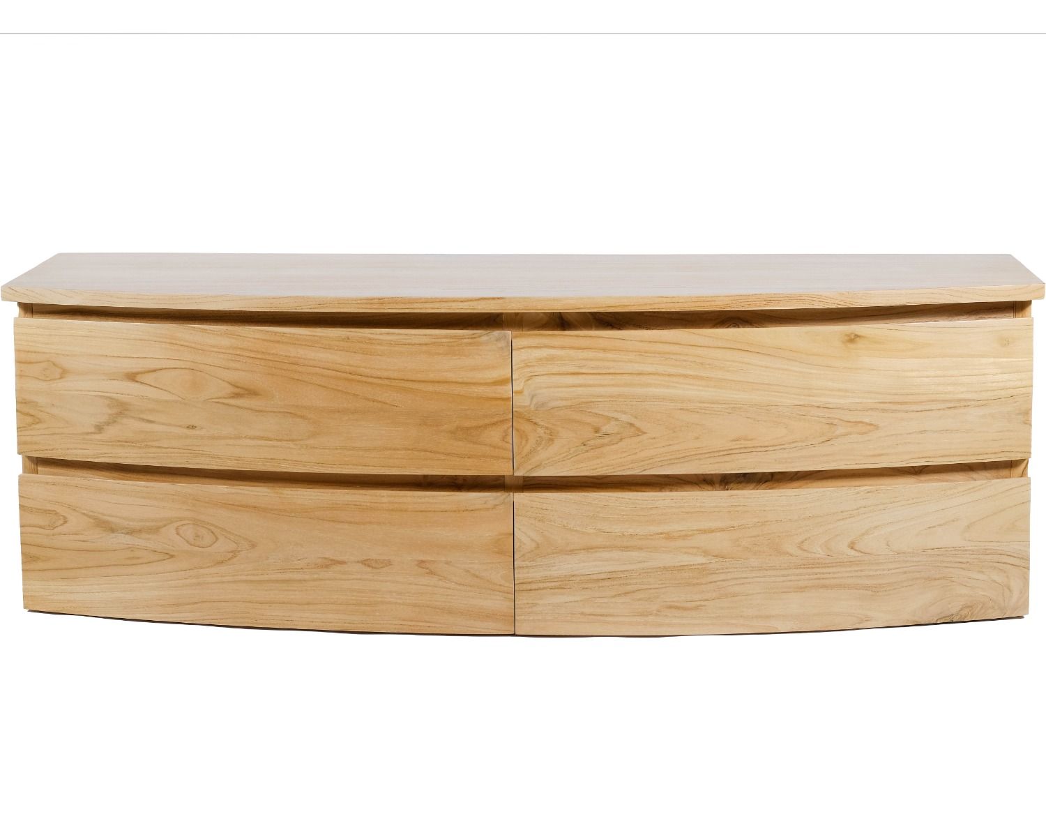 Meuble sous vasque suspendu en teck 140 cm "HanoÏ"