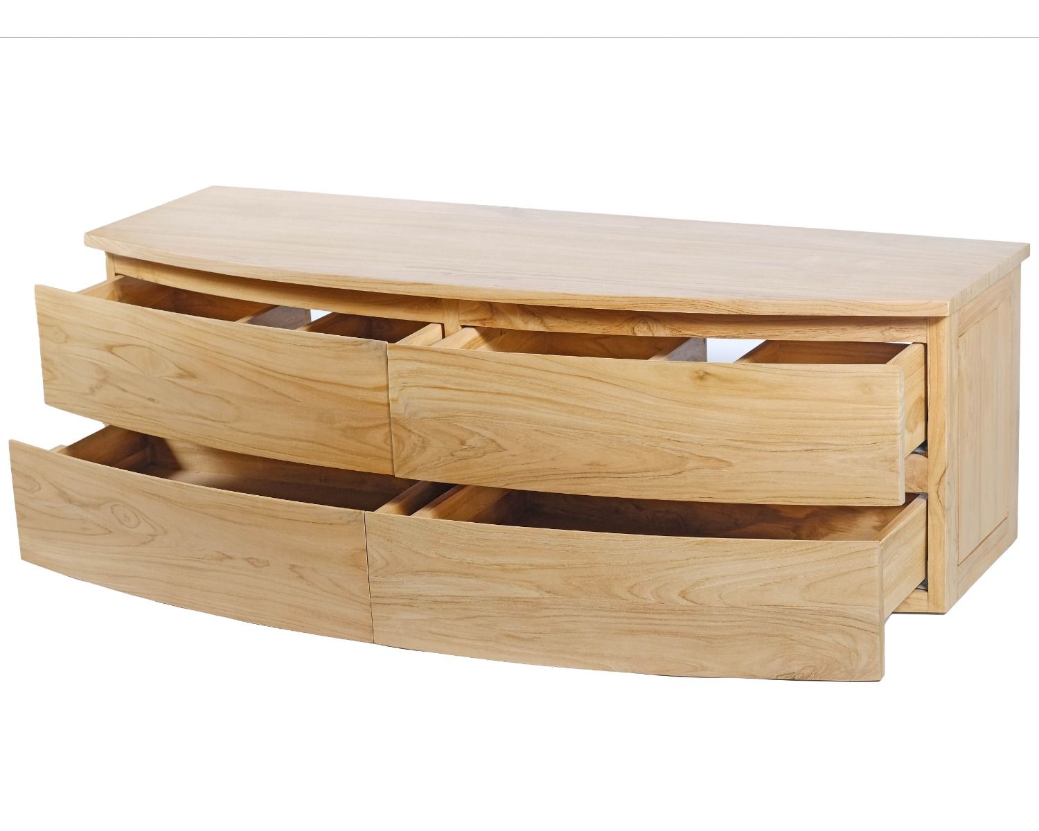 Meuble sous vasque suspendu en teck 140 cm "HanoÏ"