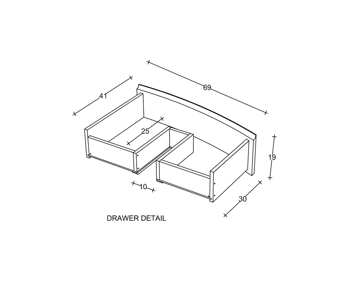 Meuble sous vasque suspendu en teck 140 cm "HanoÏ"