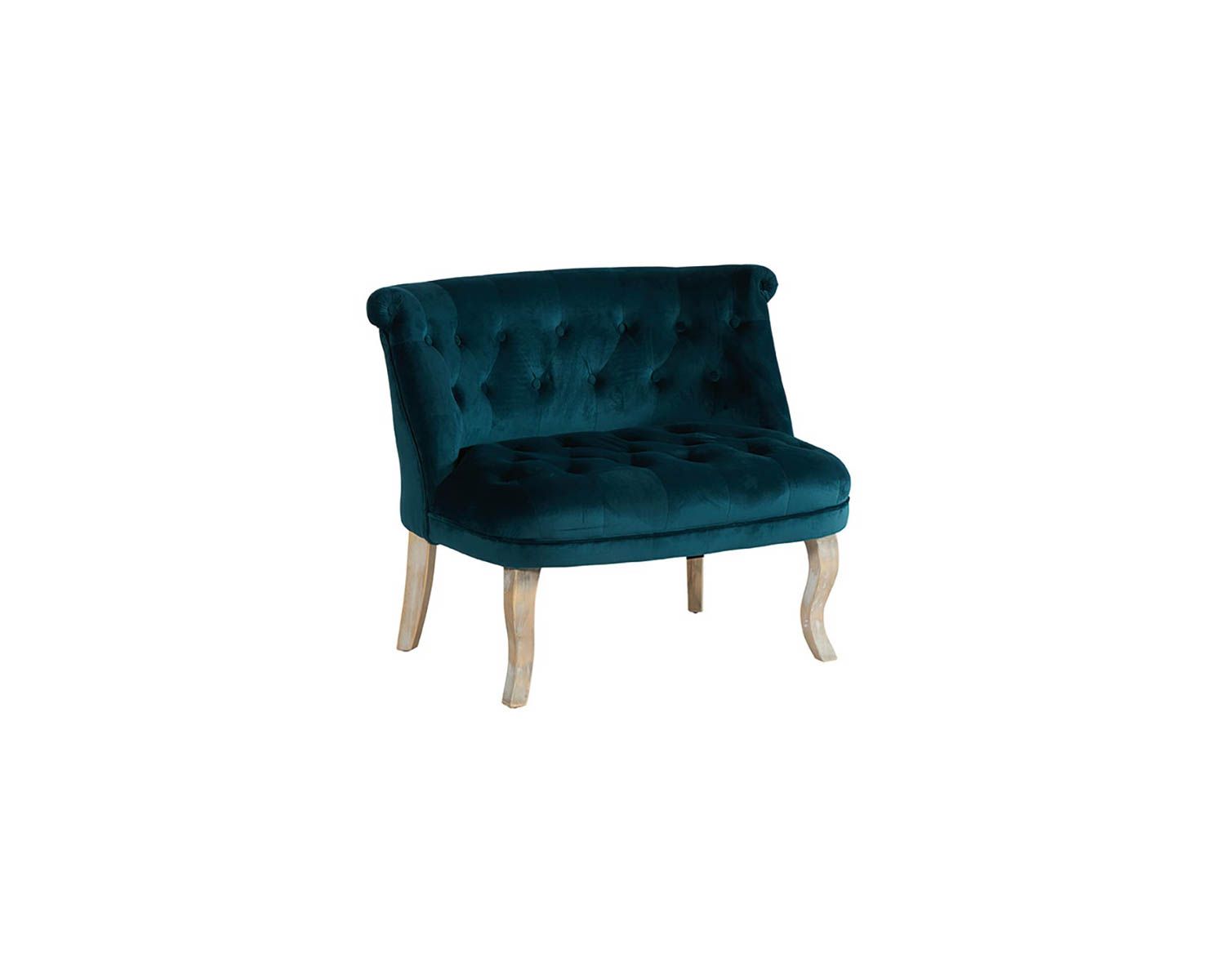 Fauteuil "Denver" XL bleu pétrole