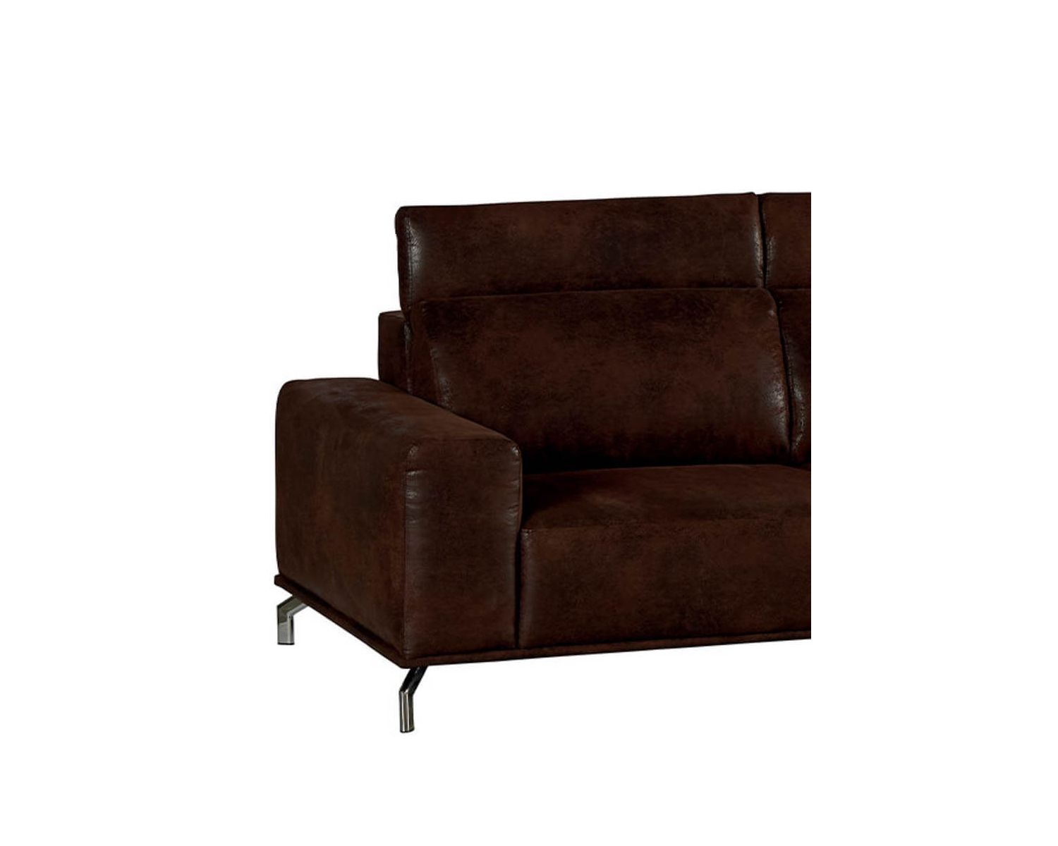 Canapé XXL 3 personnes ultra confortable en tissu havane "Utaka"