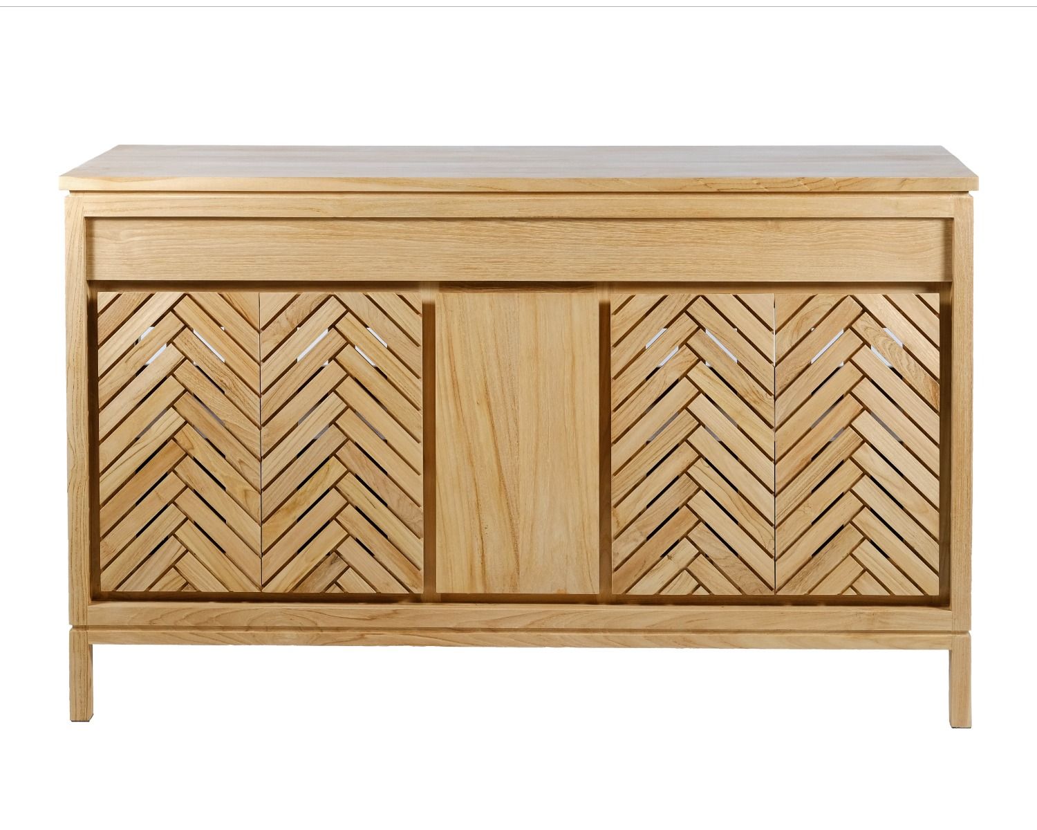 Meuble sous vasque en teck 140 cm "Napu"