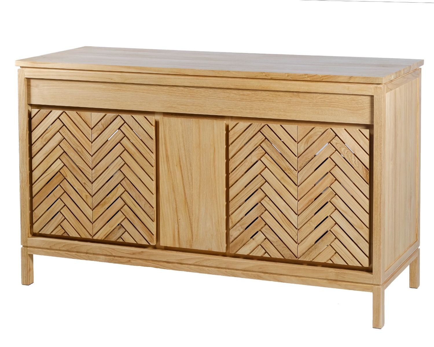 Meuble sous vasque en teck 140 cm "Napu"