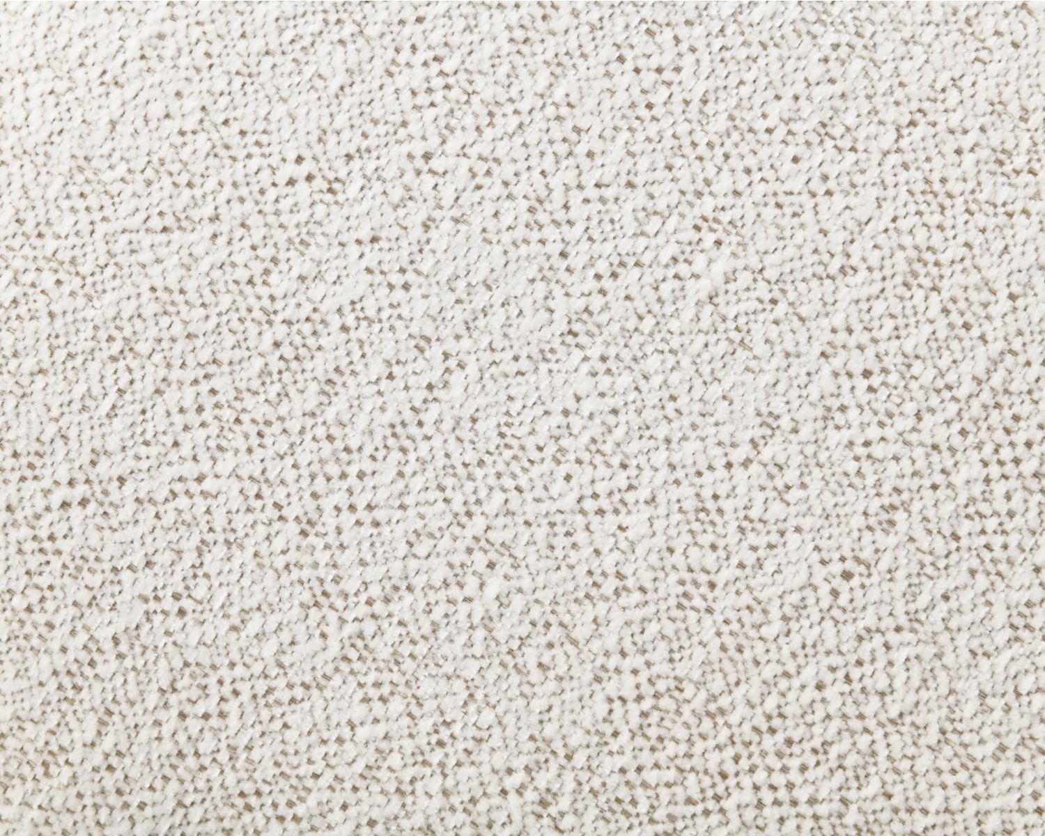 Petit fauteuil lounge en tissu bouclette blanc cassé "Sweet Culture" design enveloppant