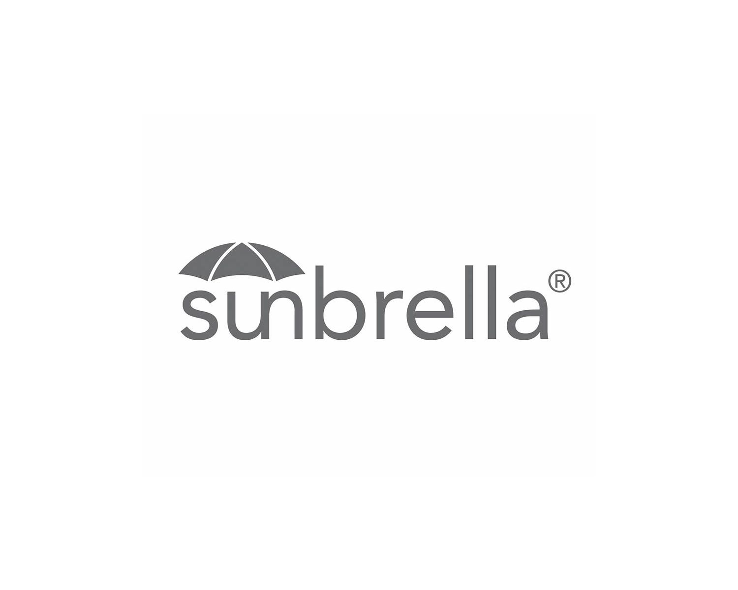 Transat 2 places blanc et gris clair tissu Sunbrella "Nusa Pedina"