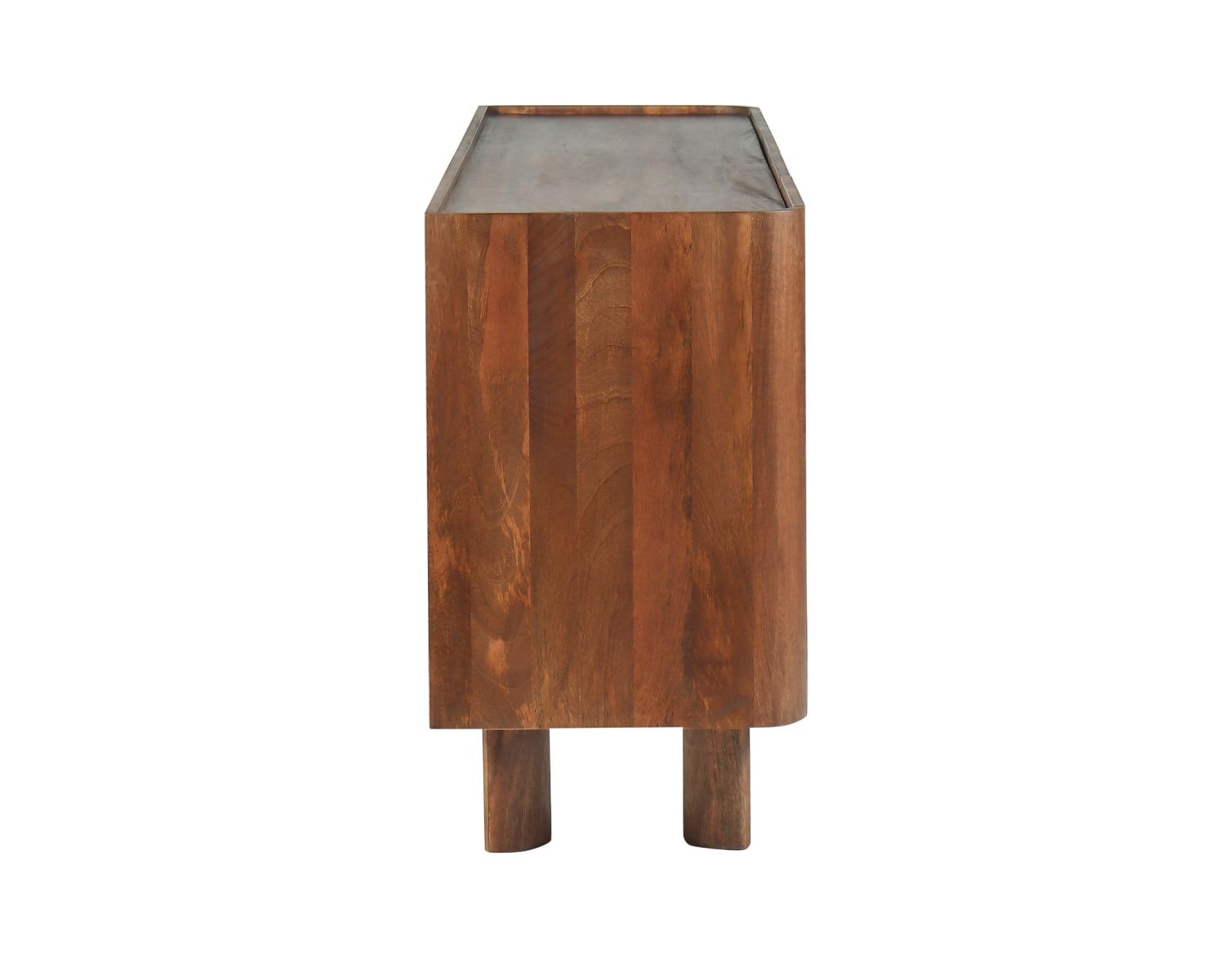 Buffet 3 portes 170 cm en manguier massif "Malaké" design organique contemporain