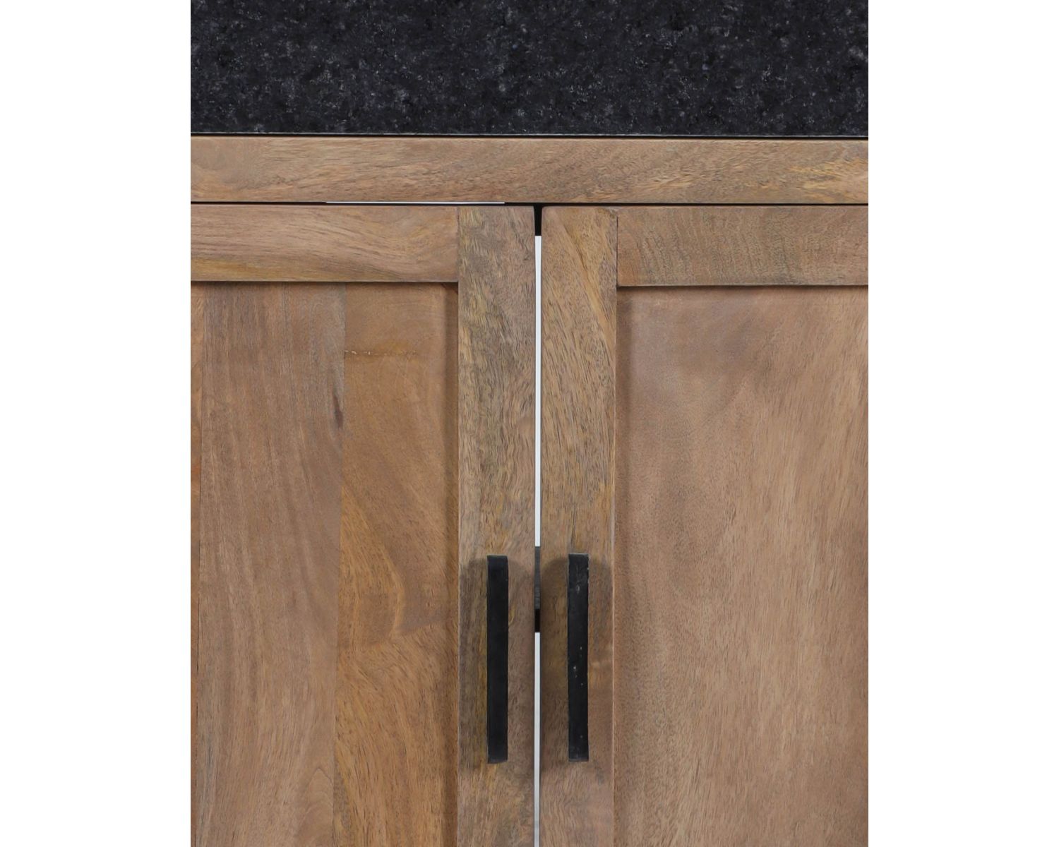 Meuble évier bois massif 2 portes "Grand Chef" sans bac