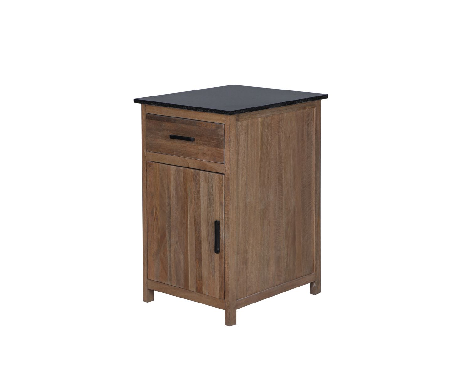 Meuble de cuisine bois massif 1 porte 1 tiroir "Grand Chef"
