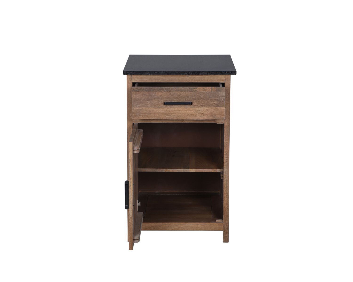 Meuble de cuisine bois massif 1 porte 1 tiroir "Grand Chef"