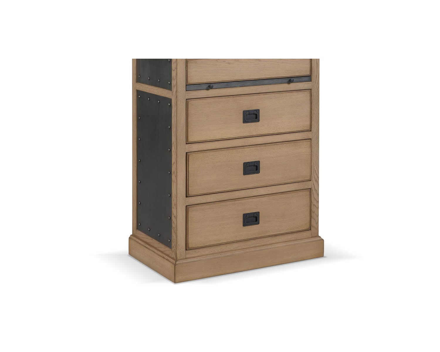 Meuble multifonctions en chêne avec bureau et tiroirs "San Francisco"