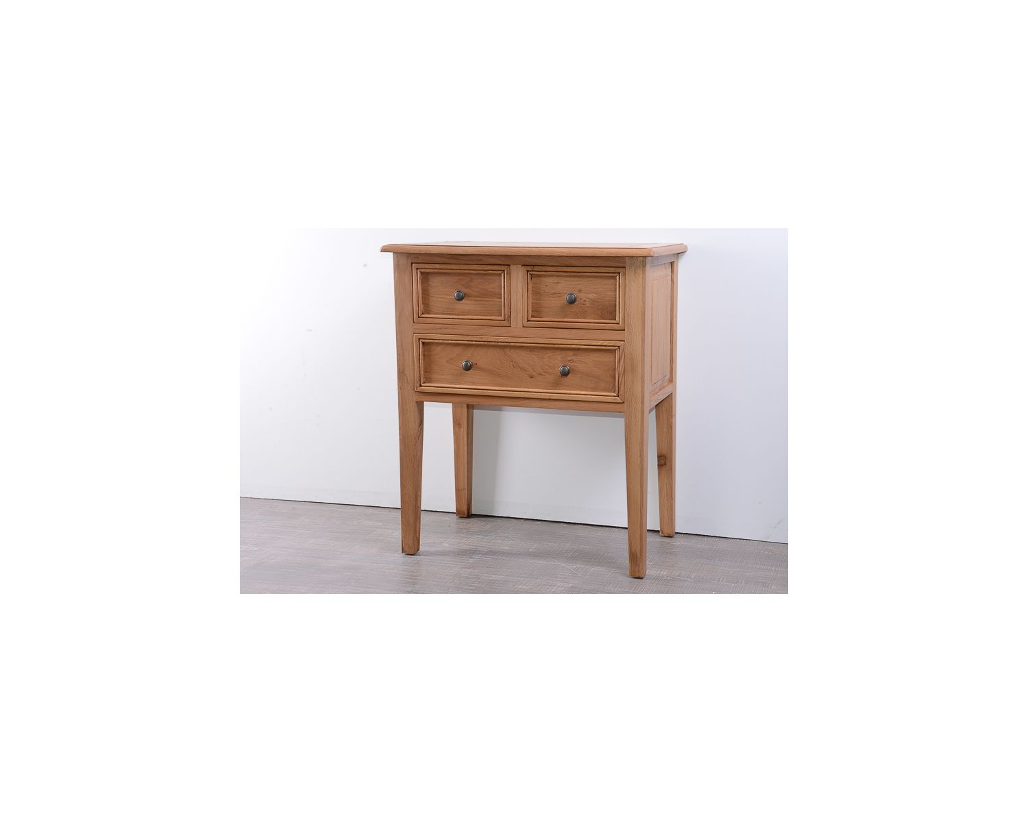 Commode chêne massif 3 tiroirs "Campagnol"