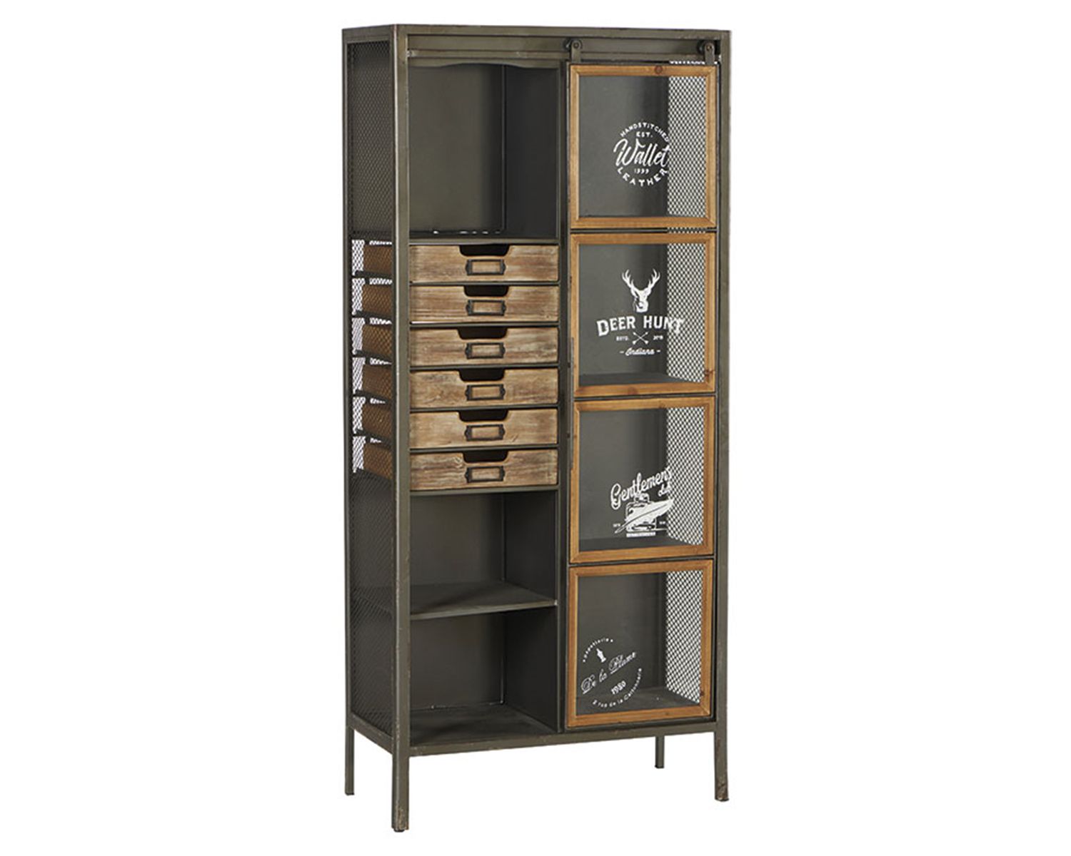 Armoirette industrielle en 70 cm ''Méli Mélo" 