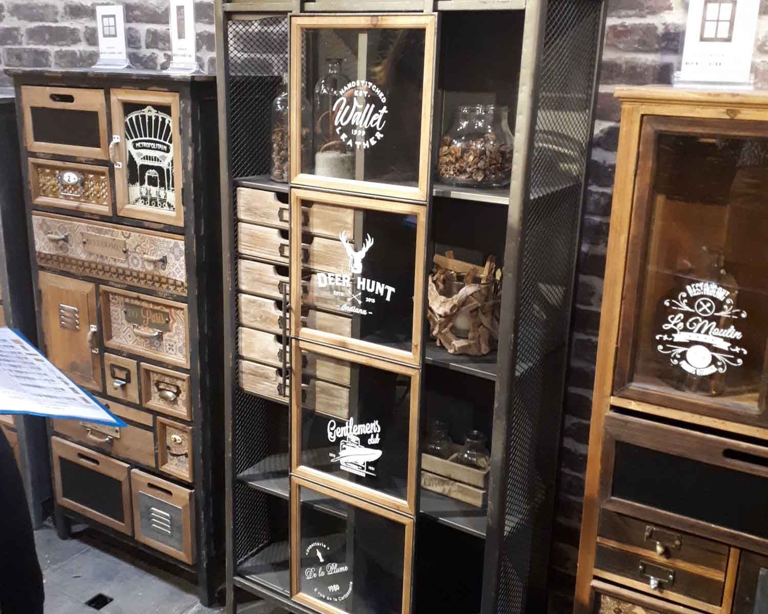 Armoirette industrielle en 70 cm ''Méli Mélo" 