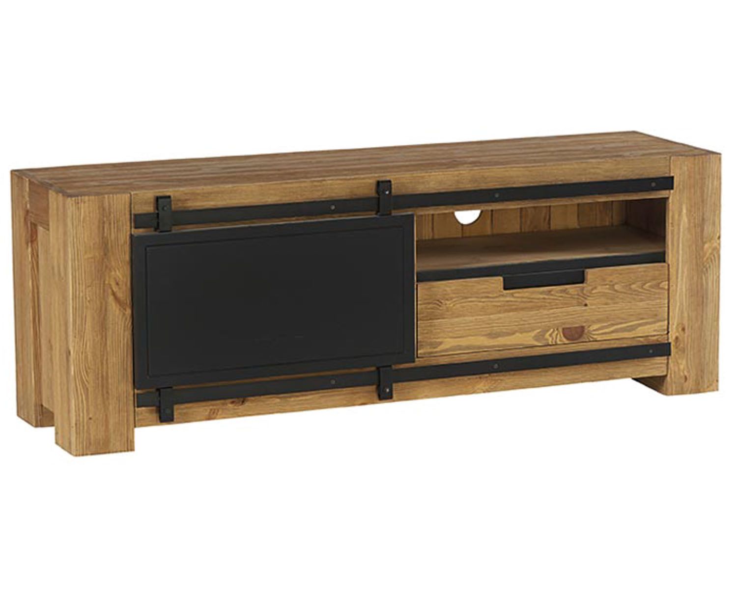 Meuble TV porte coulissante en 148 cm "Cooper"