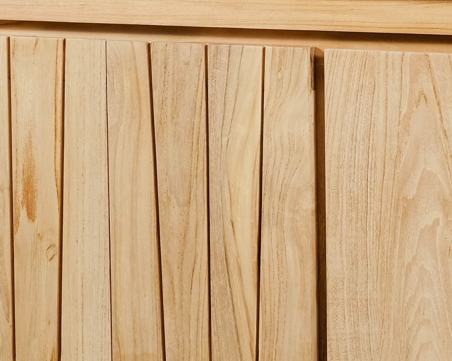 Meuble sous vasque en teck et pieds métal 140 cm "Doko"