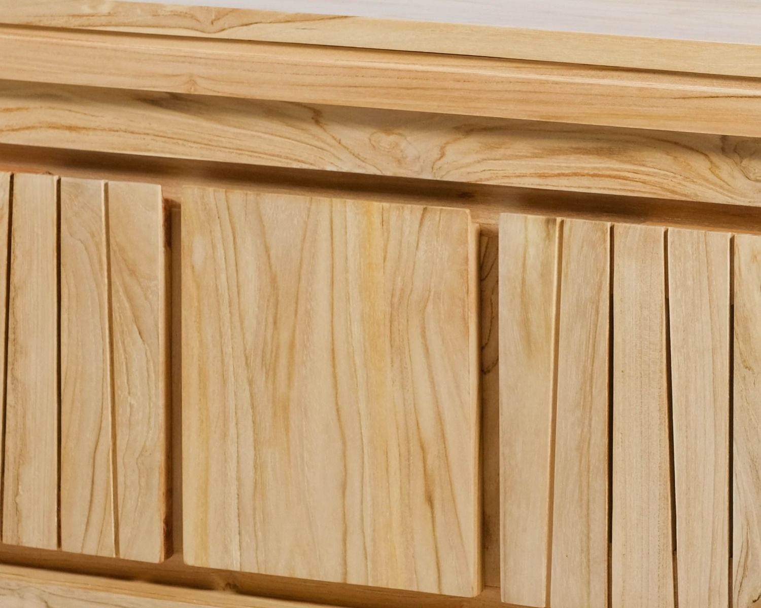 Meuble sous vasque suspendu en teck 120 cm "Doko"