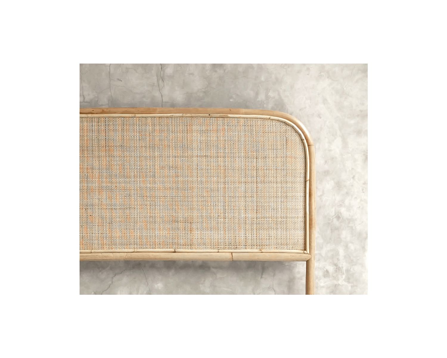 Tête de lit en rotin style naturel et épuré "Solira" 160 cm