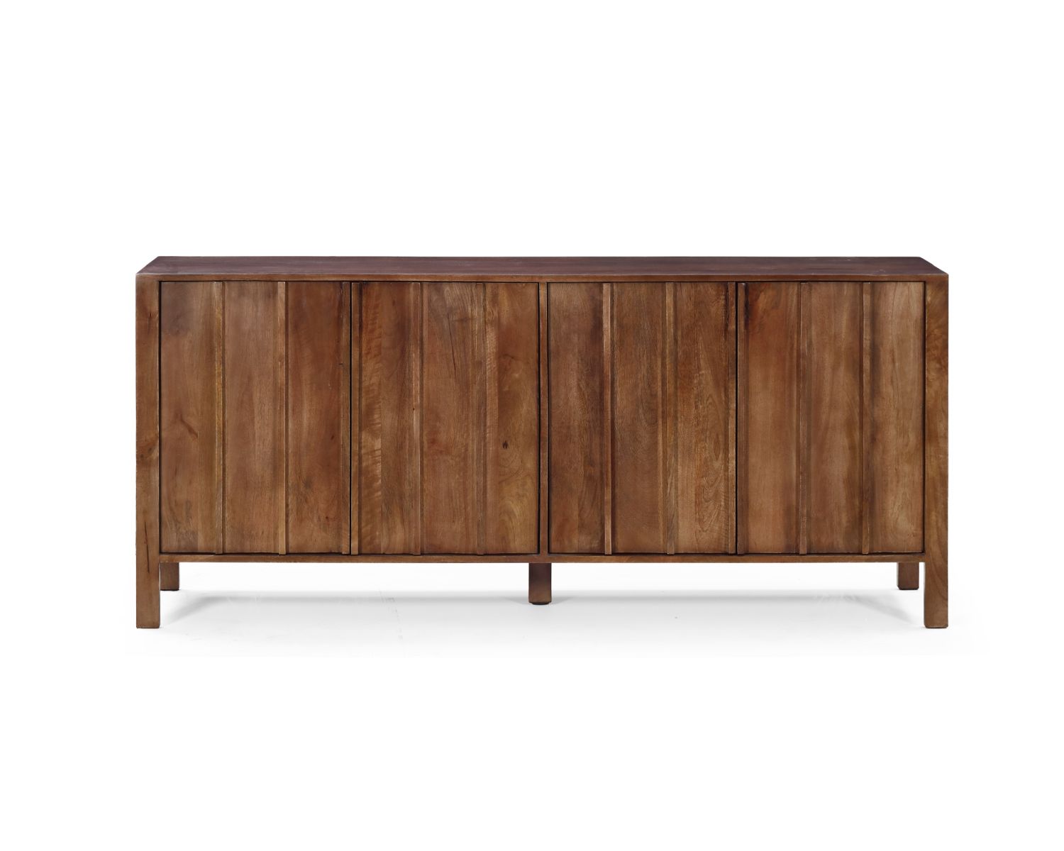 Enfilade esprit zen en manguier 180 cm « Sicora » teinte noyer