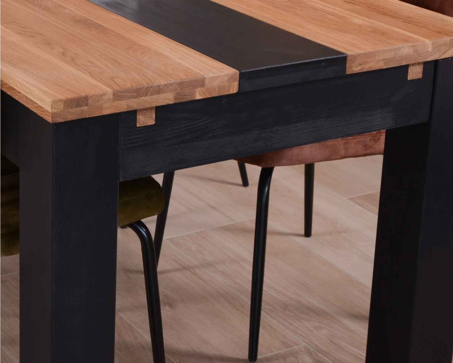 Table moderne 6-8 personnes en bois massif "Toly" 180 cm