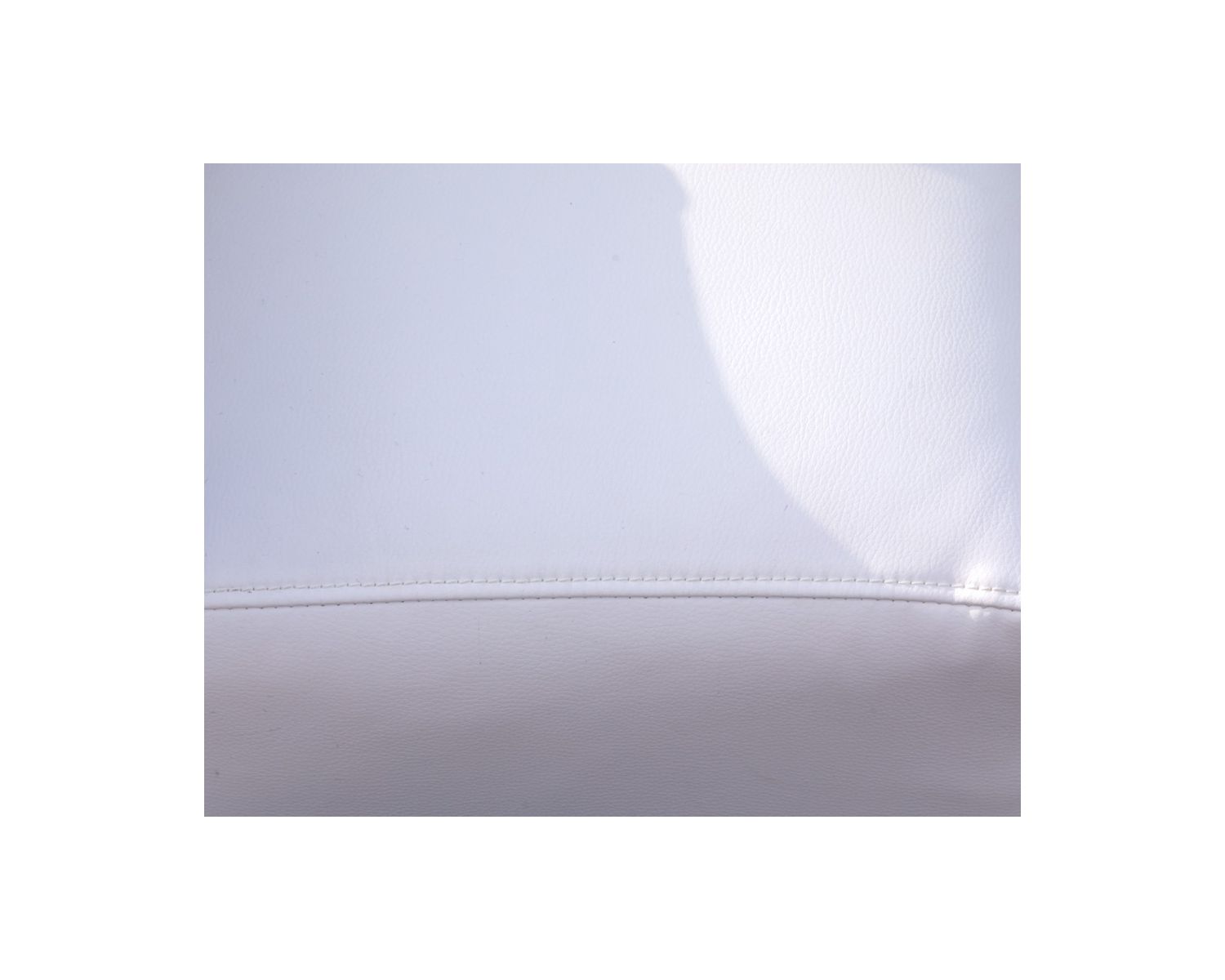 Canapé d'angle extérieur blanc et noir imitation cuir "Lakpura Beach"