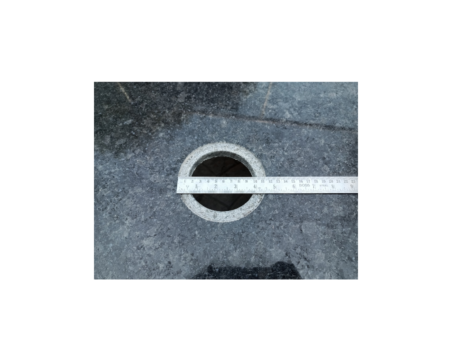 Evier 2 bacs en pierre de granit noir à poser "Grand Chef / Atelier"