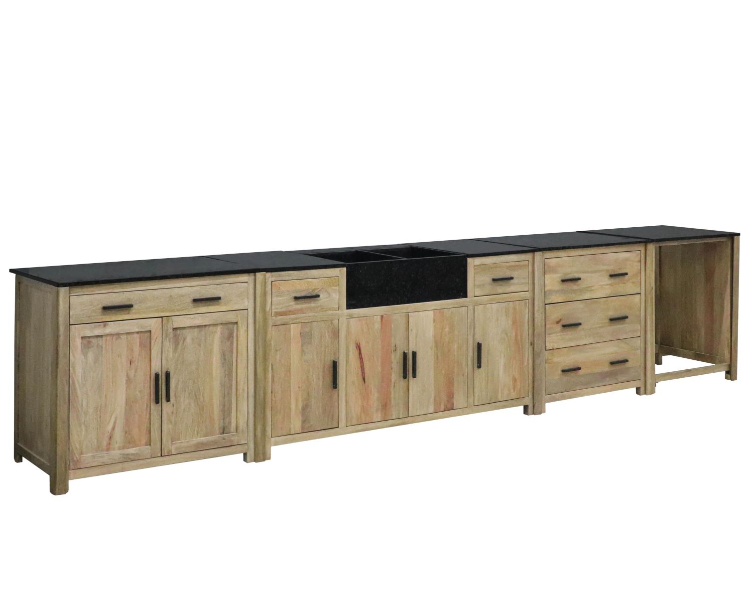 Meuble de cuisine 3 tiroirs casserolier "Grand Chef"
