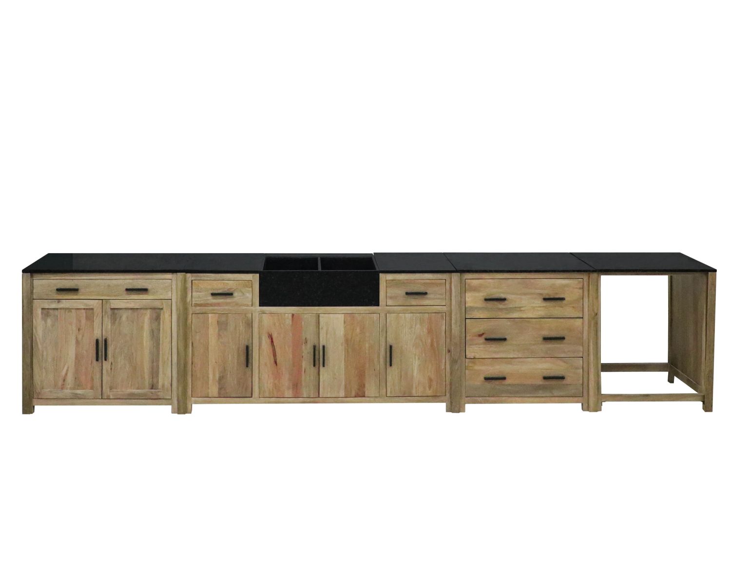 Meuble de cuisine 3 tiroirs casserolier "Grand Chef"