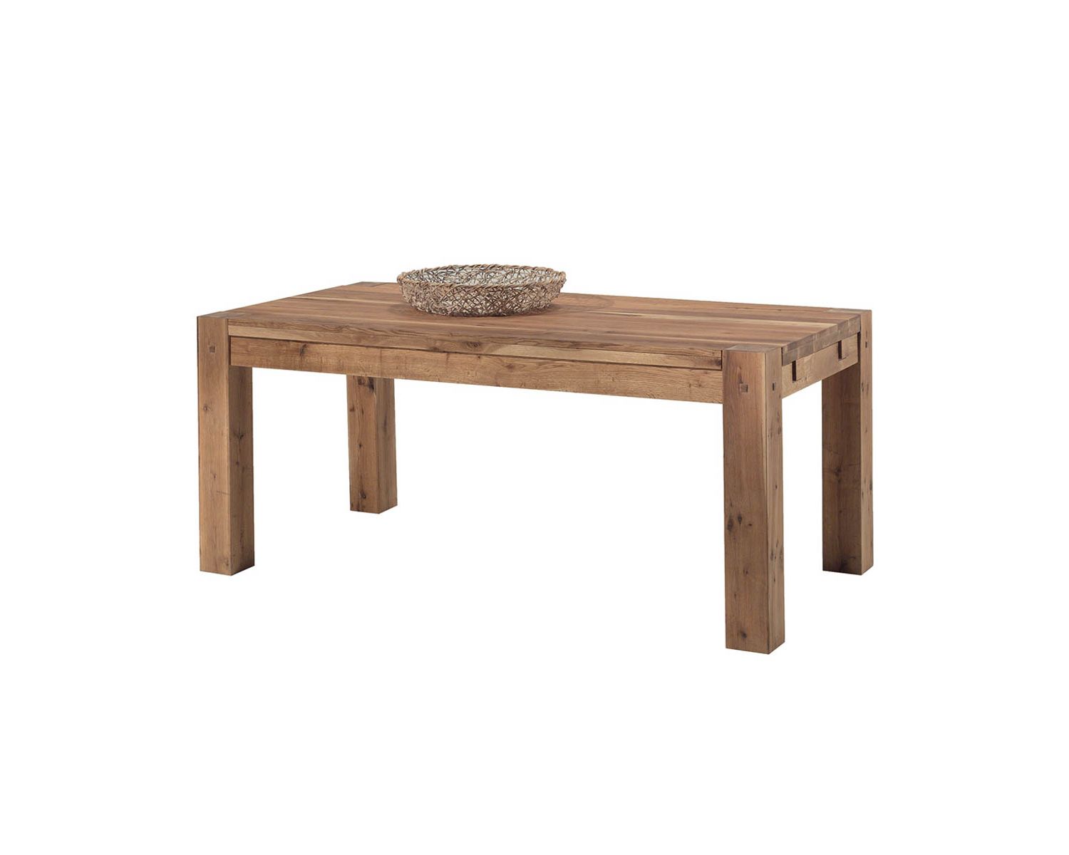 Table de repas rectangulaire en chêne massif 180cm "Lodge Casita"