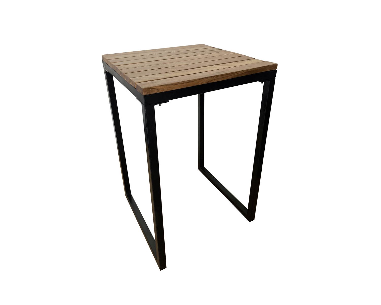 Mange-debout carré en bois exotique 70x70 cm "Garden"