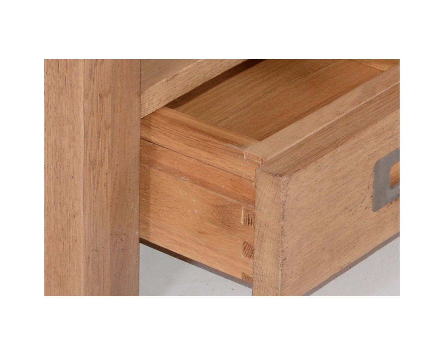 Table basse rectangulaire chêne massif avec allonge "Bella"